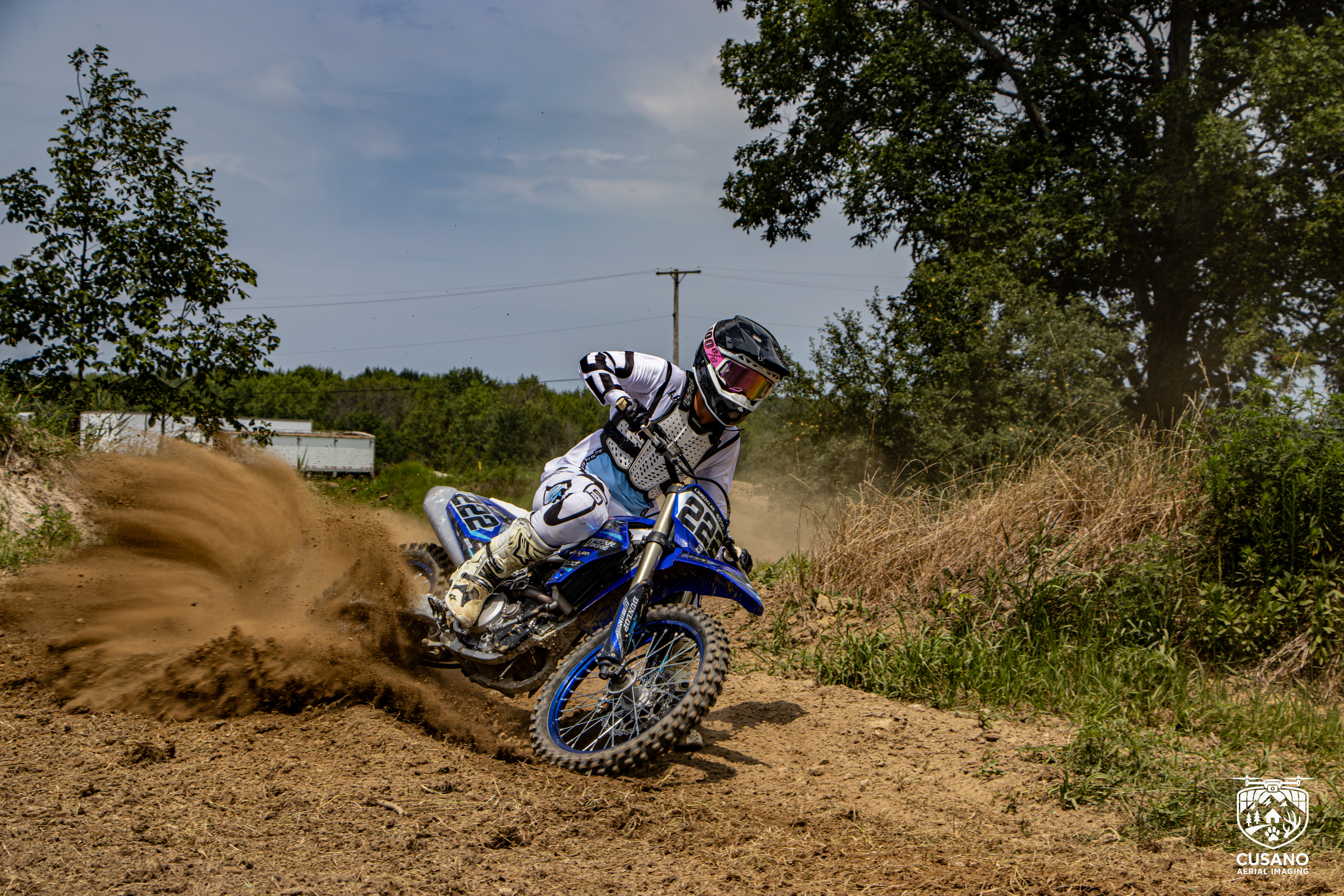 Motocross action photography